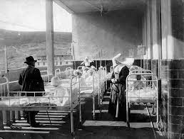 Helioterapia en sanatorios